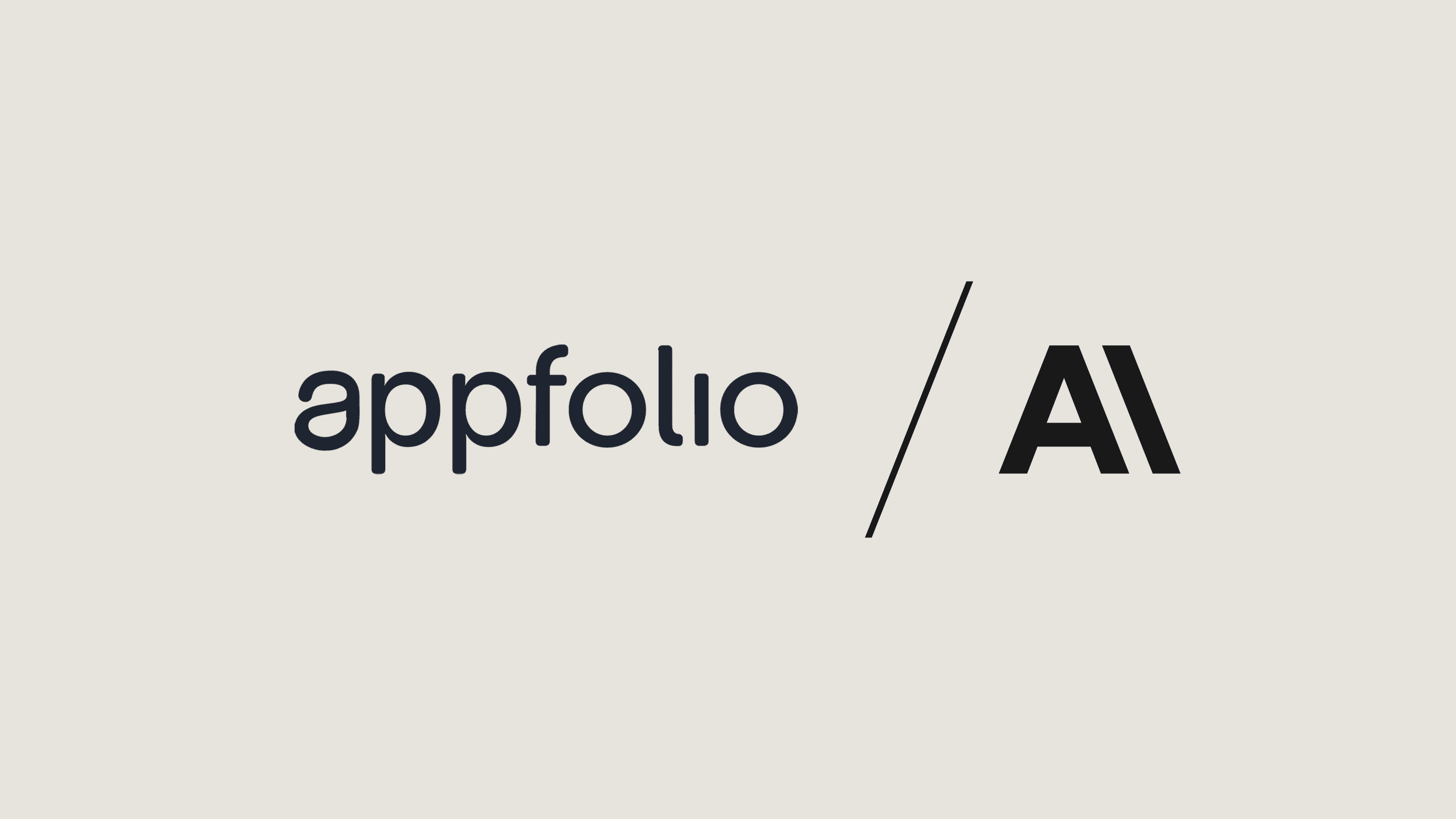 AppFolio + Anthropic logo lockup