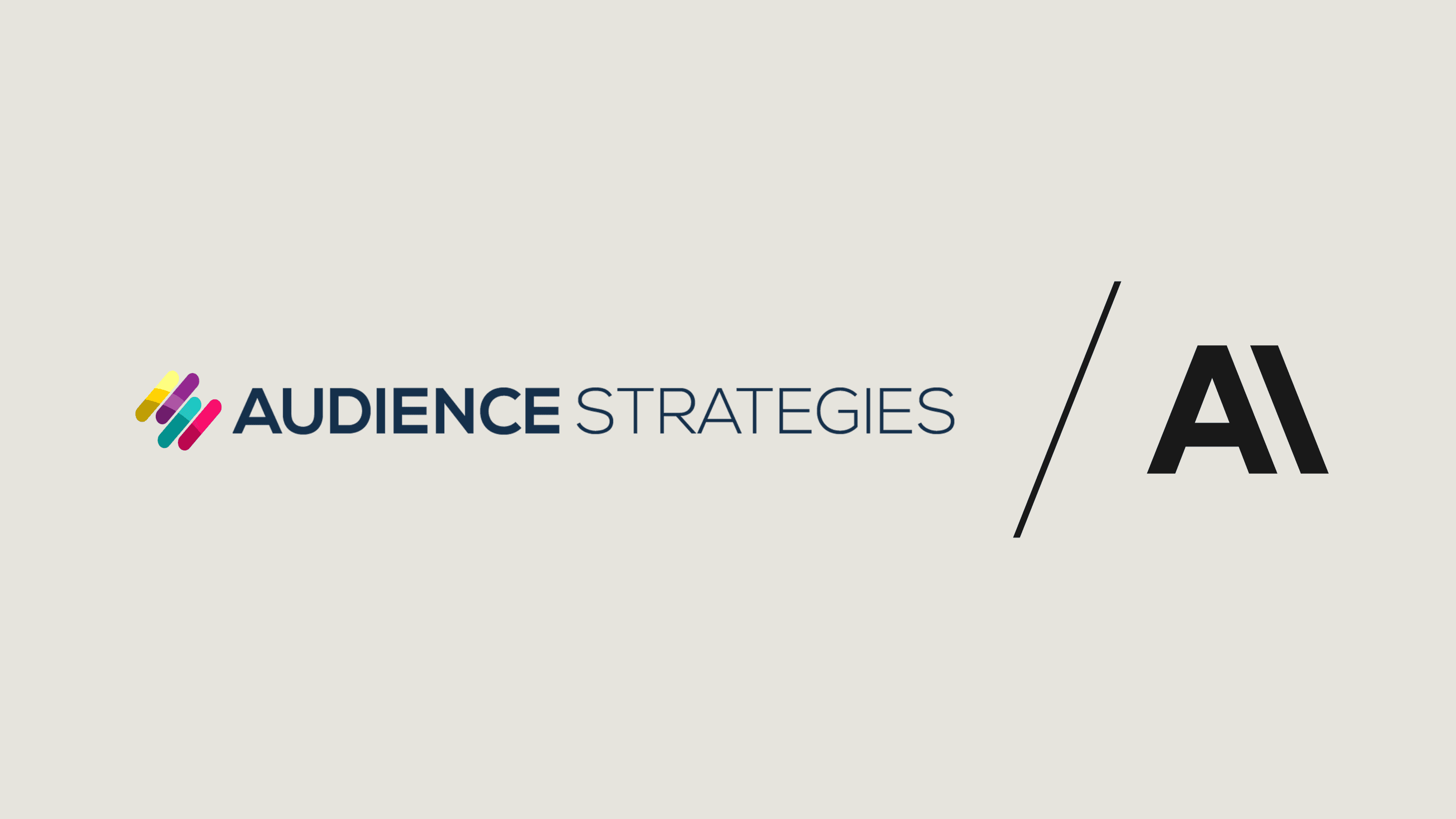 Anthropic + Audience Strategies logo lockup